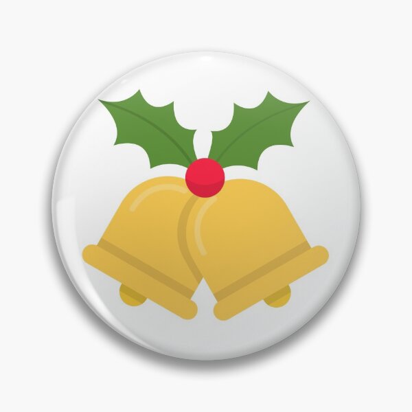 Item preview, Yellow Christmas bells with green holly leaves designed and sold by simplysharon.