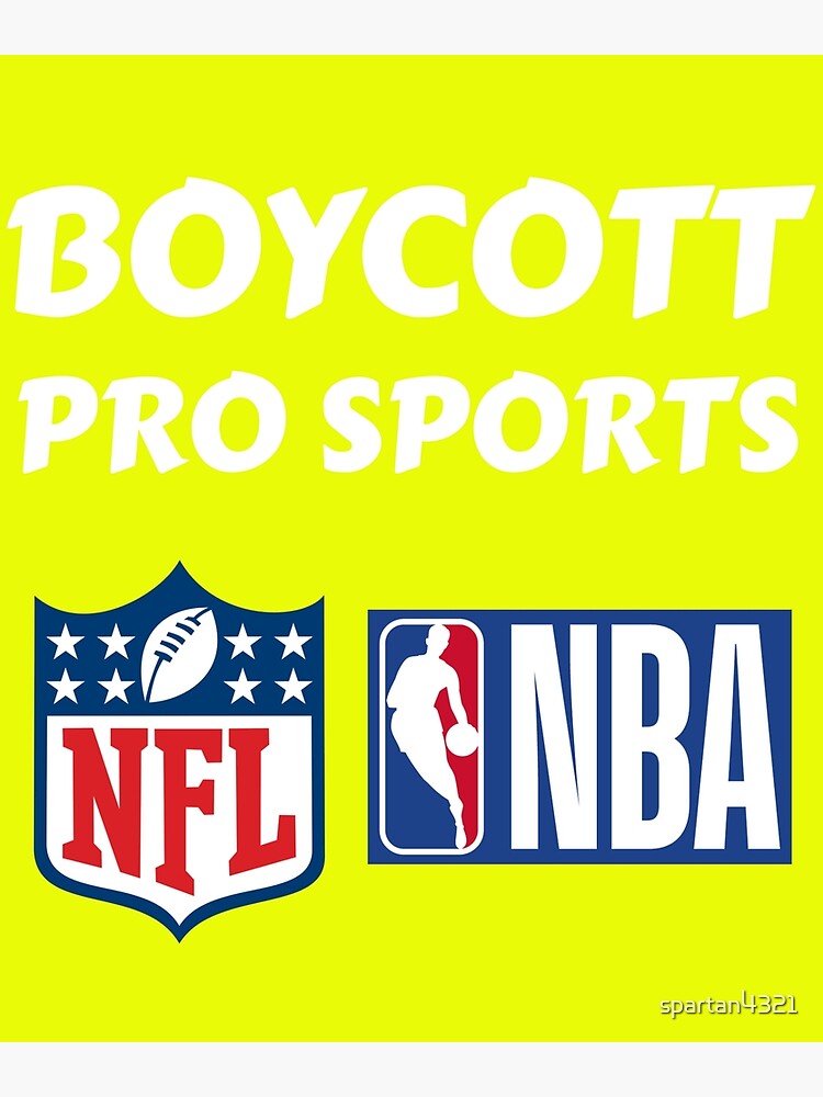 Boycott Pro Sports; nfl, nba.' Greeting Card for Sale by spartan4321