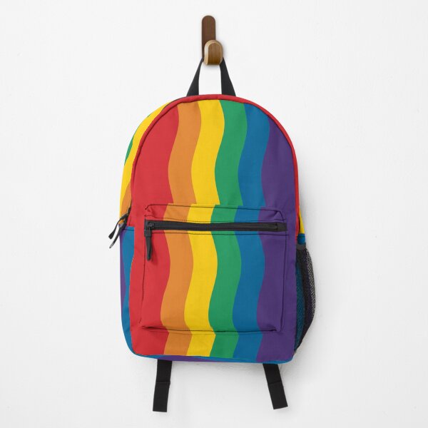 Item preview, Rainbow Pride Flag (Proud LGBTQ+ Community Pride Flag) Wave Version designed and sold by teeworthy.