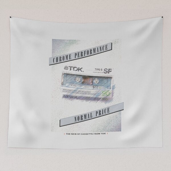 Item preview, C90 AUDIO CASSETTE TAPE - ADVERT (1980s) designed and sold by ThrowbackAds.