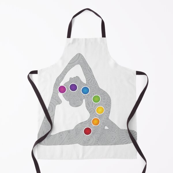 Item preview, Yoga Pose Chakra Centers - 64 WBG designed and sold by chakraplaza.