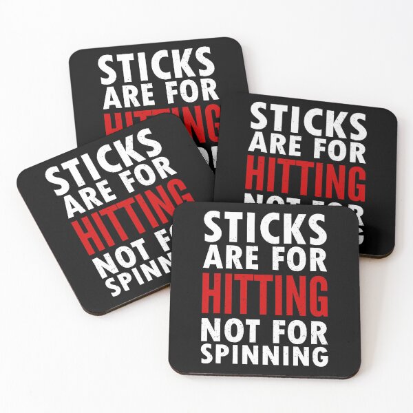 Item preview, Drumsticks are for hitting not spinning Drummer designed and sold by JaSchlog.