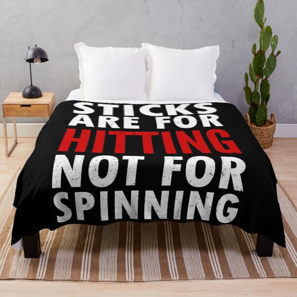 Item preview, Drumsticks are for hitting not spinning Drummer designed and sold by JaSchlog.