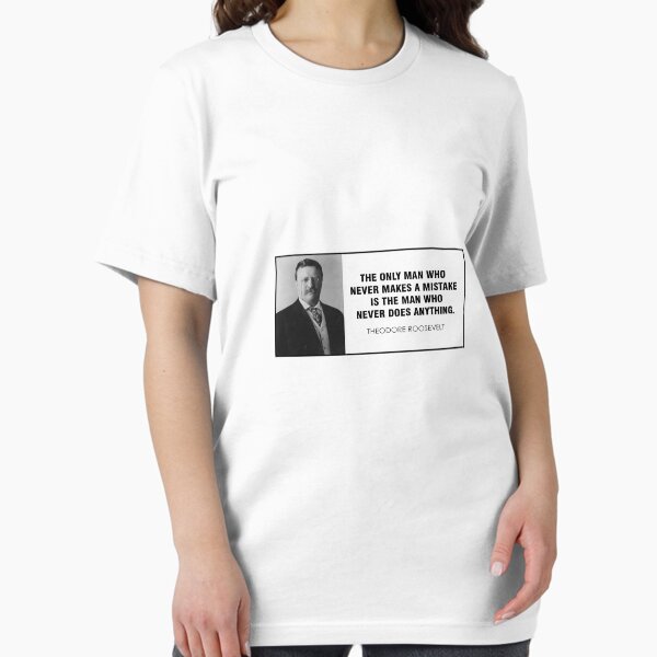 Item preview, Theodore Roosevelt quote simple white BG designed and sold by maya-studio.