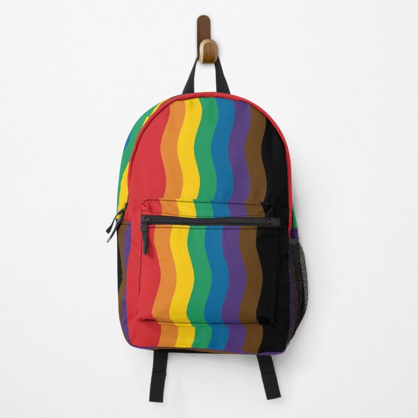Item preview, Philadelphia Rainbow Pride Flag (Proud LGBTQ+ Community Pride Flag) Wave Version designed and sold by teeworthy.