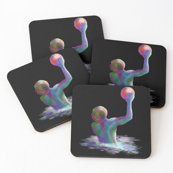 Item preview, Waterpolo in action painting designed and sold by Zwembad Vergelijker.