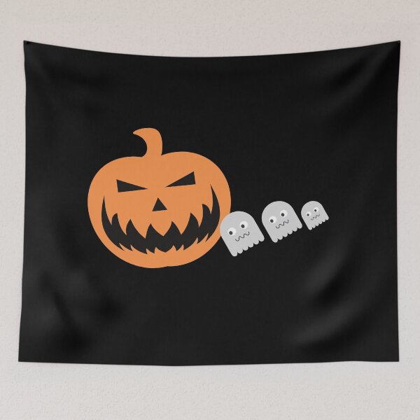 Item preview, Pumpkin Eating Ghosts designed and sold by calmblissmind.