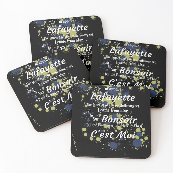 Item preview, Lafayette Hamilton Lyrics white words designed and sold by suzicathro86.