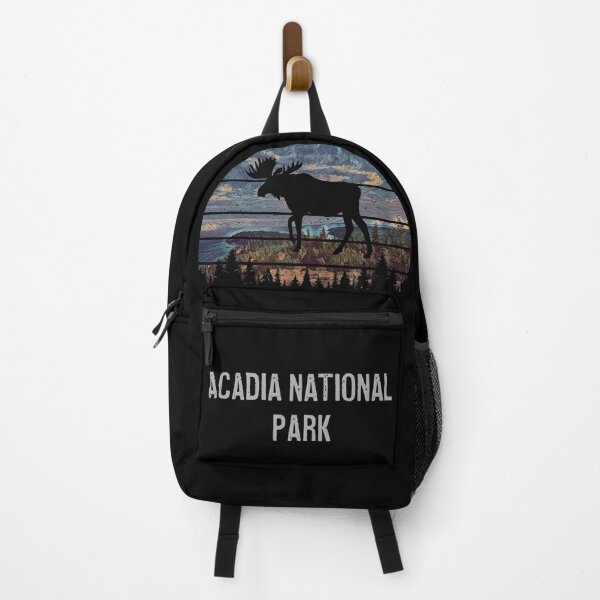 Artikelvorschau, Acadia National Park Vintage Elch entworfen und verkauft von LifeLikeDesigns.