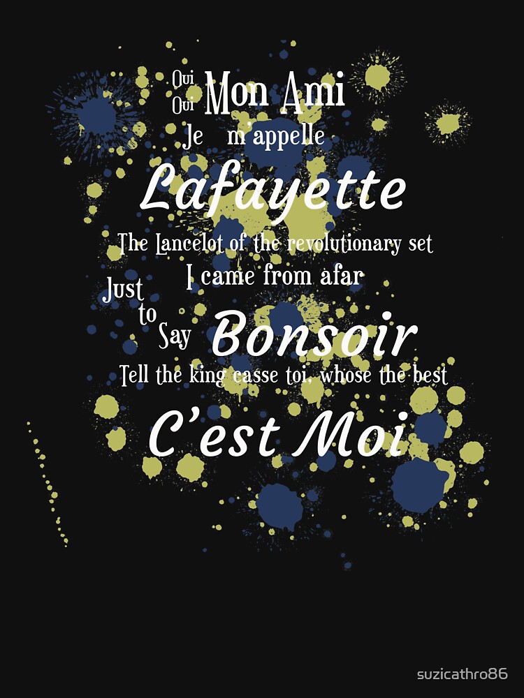 Lafayette Hamilton Lyrics white words