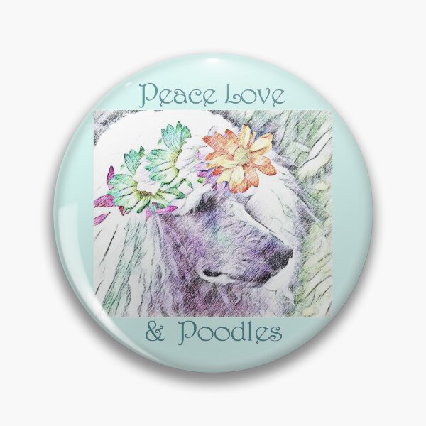 Item preview, Peace, love, and poodles designed and sold by ThePoodleandCo.