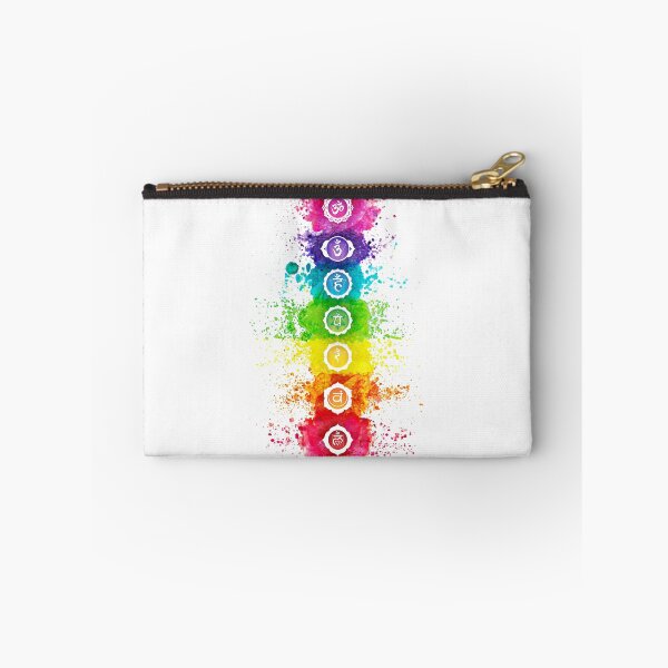 Item preview, 7 Chakras Watercolor With Symbols - VWBG designed and sold by chakraplaza.