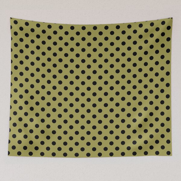 Item preview, Black and Gold Classic Polks Dot Seamless Pattern designed and sold by LJWDesigns.