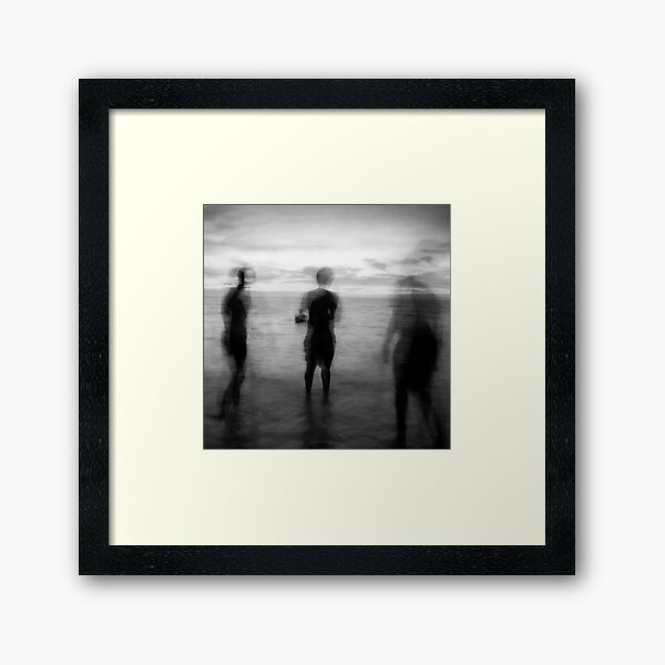at the beach Framed Art Print