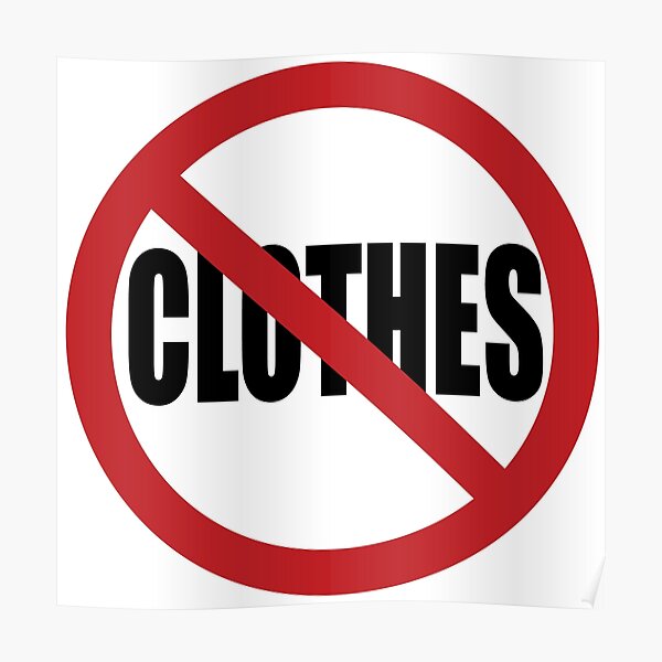 No Clothes Poster