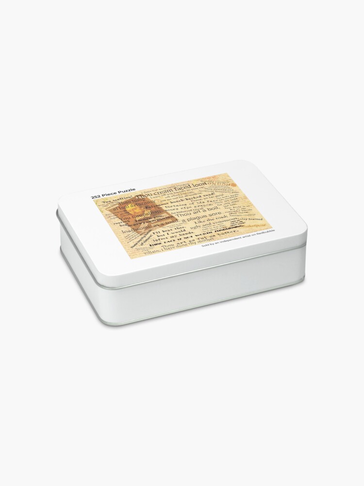 Alternate view of Shakespeare’s Best Insults Jigsaw Puzzle