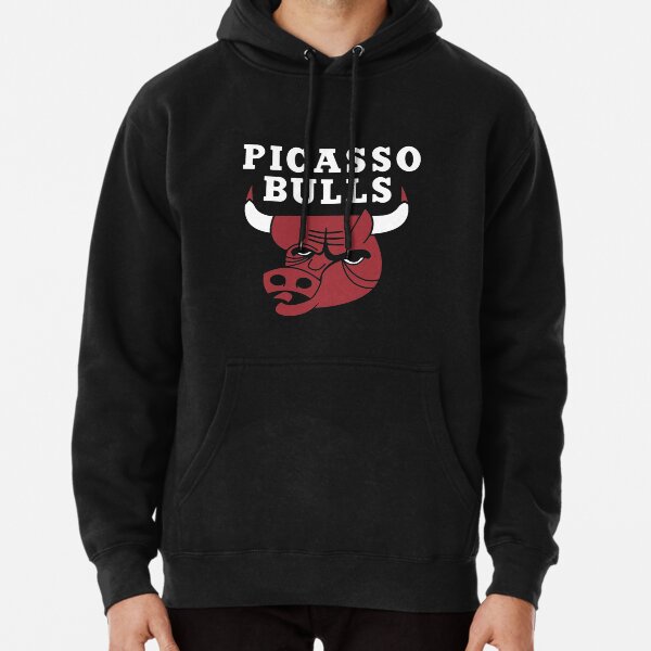 Picasso Bulls Funny - Chicago Bulls Pullover Hoodie