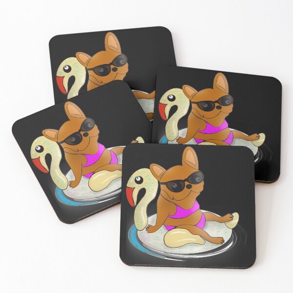 Item preview, This Dog is having a good sunbath on a floating Bird designed and sold by Zwembad Vergelijker.