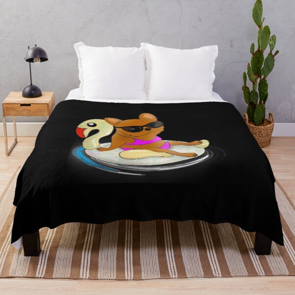 Item preview, This Dog is having a good sunbath on a floating Bird designed and sold by Zwembad Vergelijker.