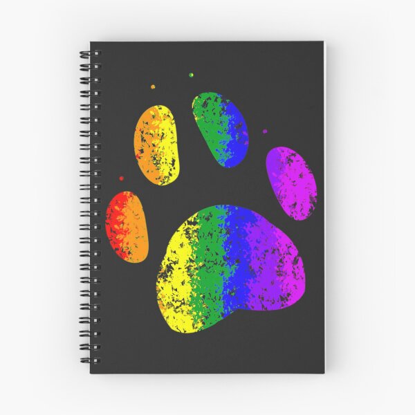 Item preview, Colourful Paw Print Stencil designed and sold by SpitsPixels.