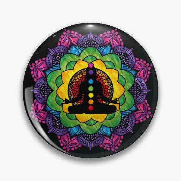 Item preview, Meditation Woman Chakra Mandala - 33 designed and sold by chakraplaza.