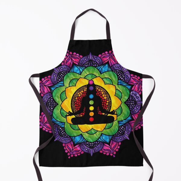 Item preview, Meditation Woman Chakra Mandala - 33 designed and sold by chakraplaza.