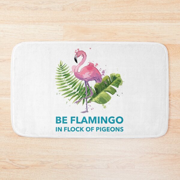Item preview, Be Flamingo in Flock of Pigeons designed and sold by FreeUniqueEqaul.