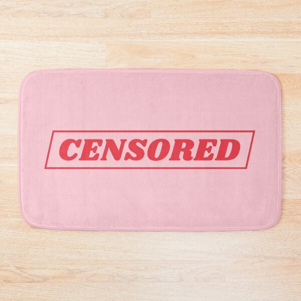 Item preview, Censored in red designed and sold by lettersbysid.