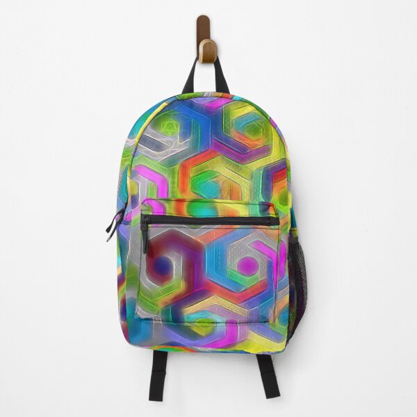 Item preview, Colorful Hexagons designed and sold by bloomingvine.