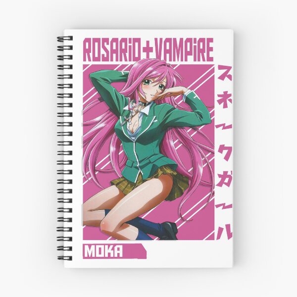 Aperçu de l'œuvre Rosario + Vampire Moka Anime Manga Tshirt Masque Sticker créée et vendue par Project-Seven.
