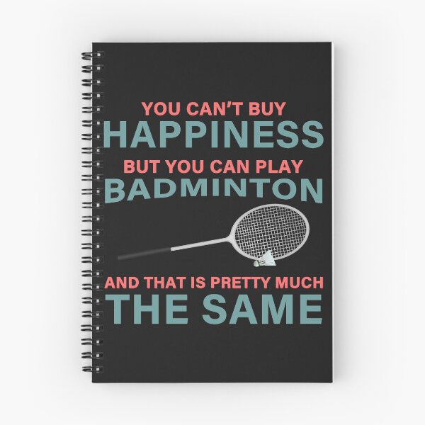 Item preview, You Can't Buy Happiness But You Can Play Badminton-Funny Badminton Racket Gift Ideas designed and sold by leo121687.