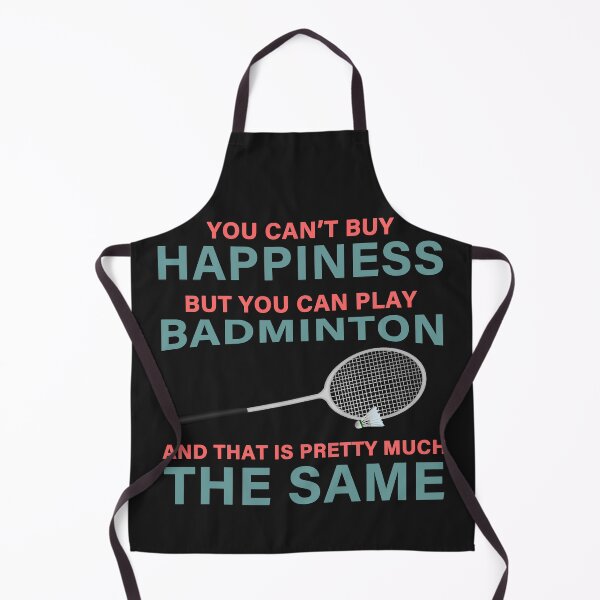 Item preview, You Can't Buy Happiness But You Can Play Badminton-Funny Badminton Racket Gift Ideas designed and sold by leo121687.