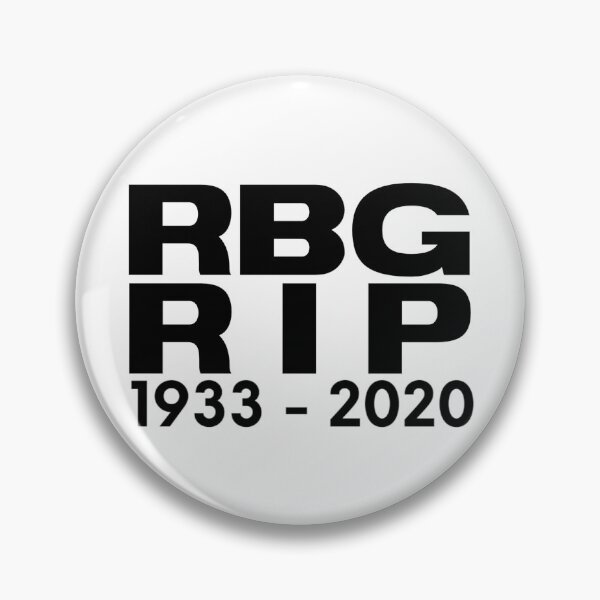 Item preview, RGB RIP 1933-2020 designed and sold by LadyDiBaldGuy.