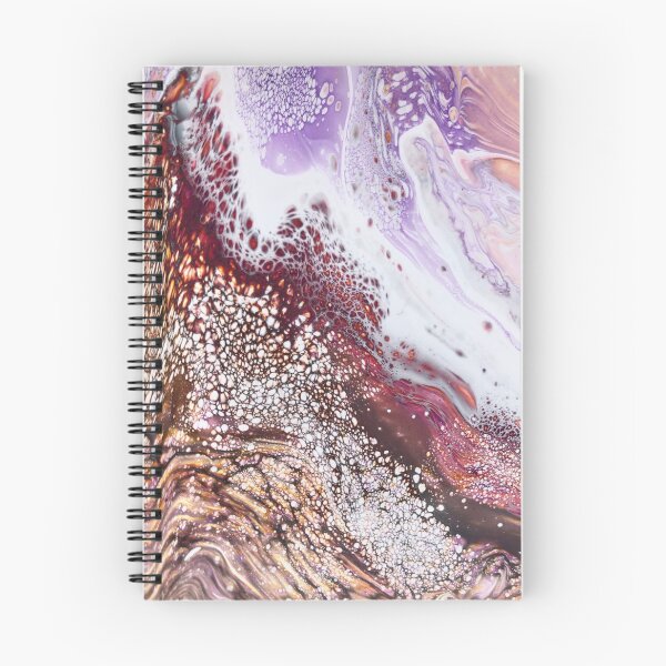 Item preview, Acrylic pour purples, reds and browns  designed and sold by janeh271.