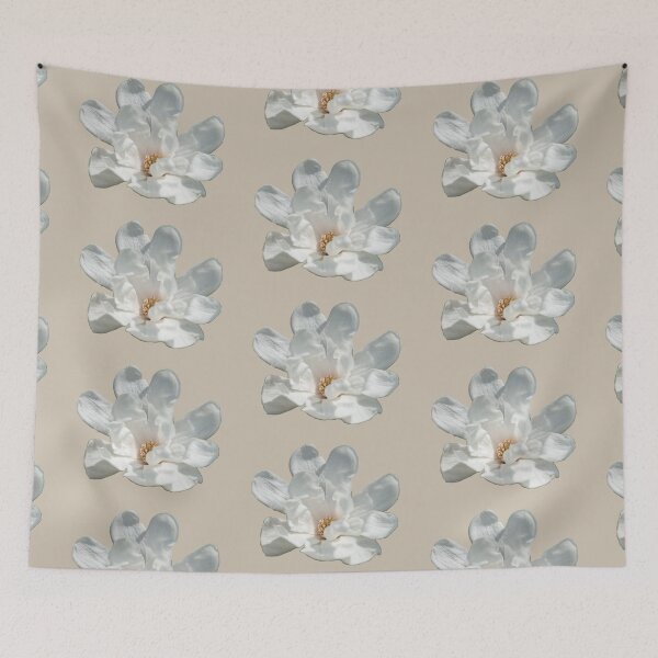 Item preview, White Merrill Loebner Magnolia Bloom designed and sold by mljdwhite.