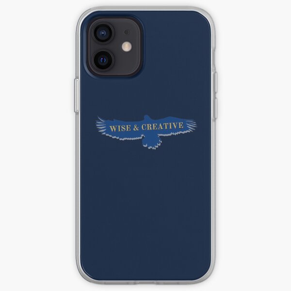 Blue Eagle Raven Flying Wise and Creative iPhone Soft Case