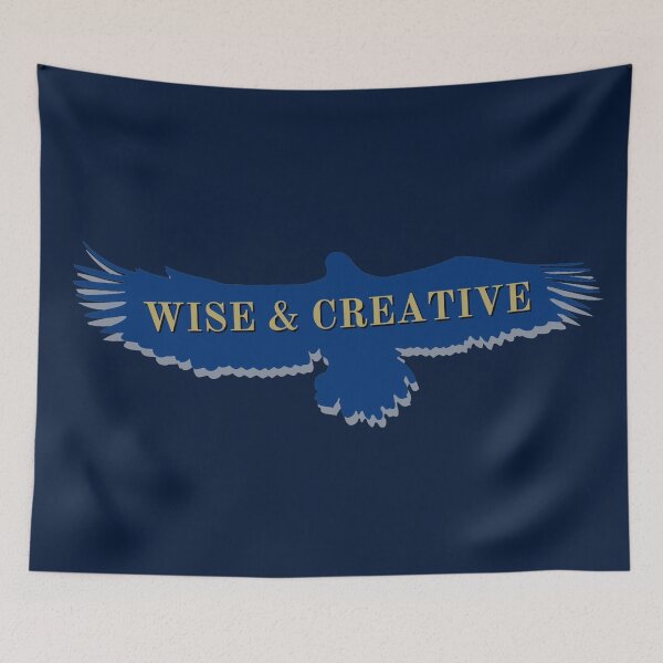 Item preview, Blue Eagle Raven Flying Wise and Creative designed and sold by jimresuelo.