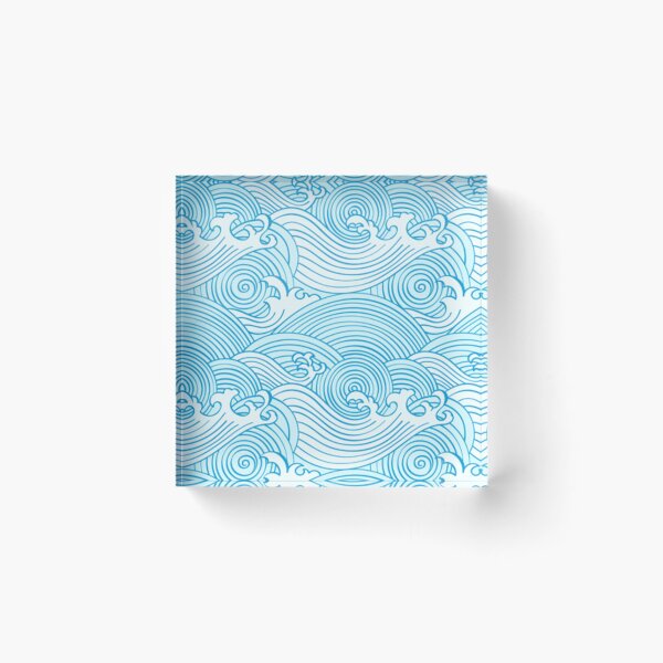 Item preview, Blue Ocean Waves designed and sold by Turkdesigner.