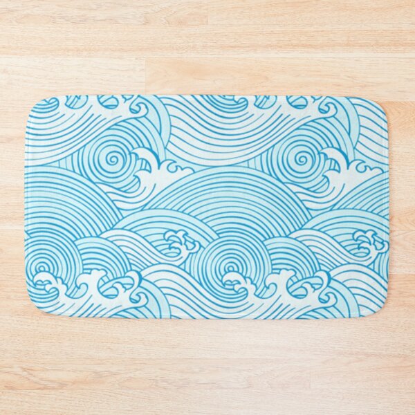 Item preview, Blue Ocean Waves designed and sold by Turkdesigner.