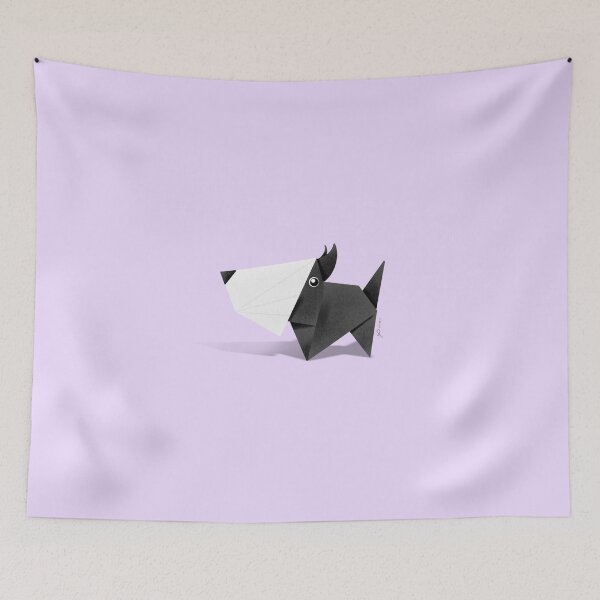 Item preview, Schnauzer Puppy Origami Design designed and sold by MALLANG.