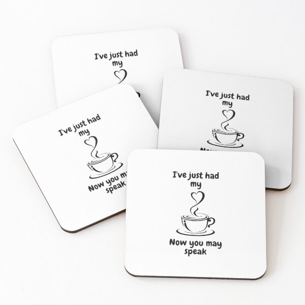Item preview, I've just had my coffee. Now you may speak designed and sold by Eurotrucker Adventures.