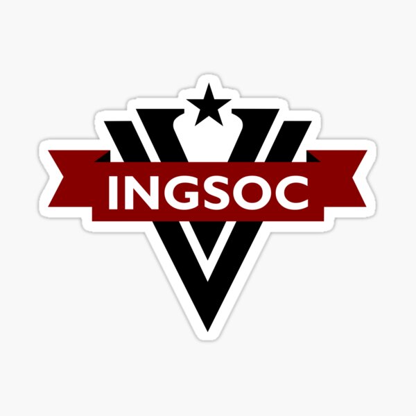 Ingsoc 1984 George Orwell Sticker Sticker