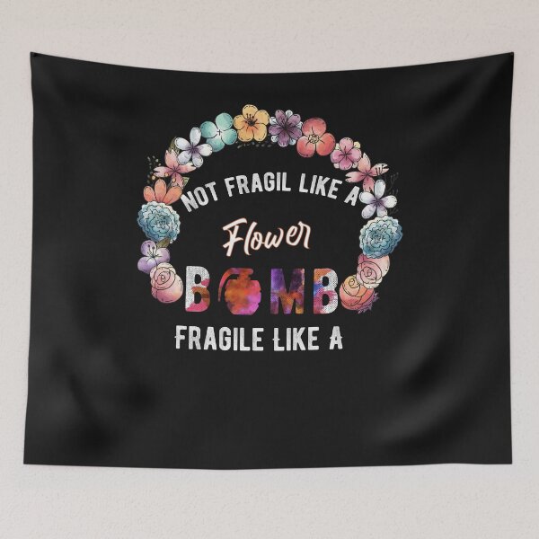 Item preview, RBG Not Fragile Like A Flower But A Bomb Ruth Bader Ginsburg Quote  designed and sold by Jake  Knifer.