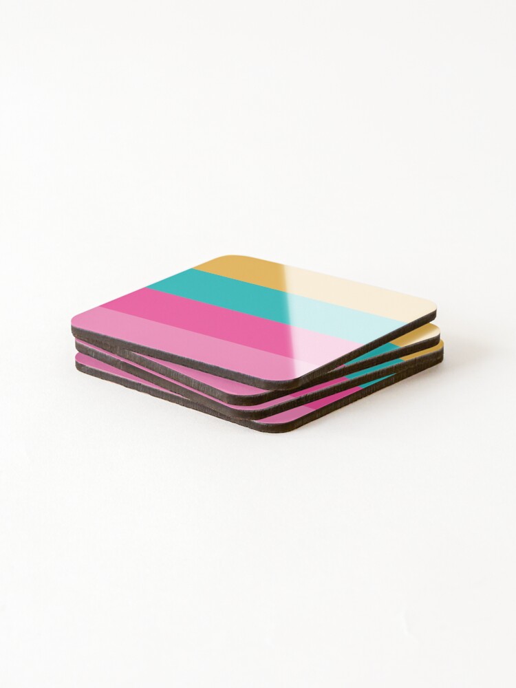 Thumbnail 4 of 5, Coasters (Set of 4), Sun Ripe Mix Solid Color designed and sold by WayneTower.