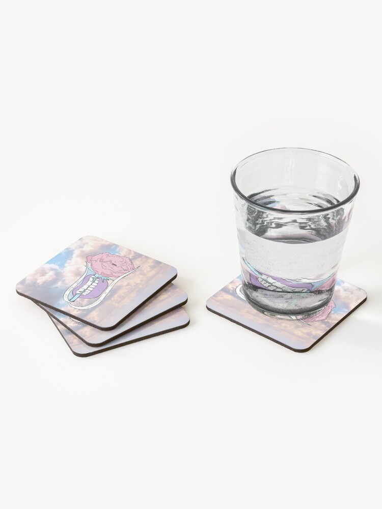 Alternate view of Vampire & Rose Coasters (Set of 4)