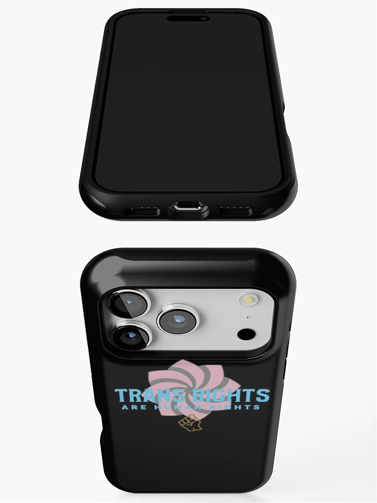 Thumbnail 3 of 4, iPhone Case, Trans Rights Are Human Rights designed and sold by FreeUniqueEqaul.