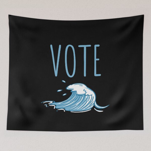 Item preview, Vote Blue, Vote Against Trump 2020, Blue Wave designed and sold by aronia.