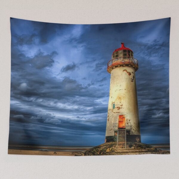 Item preview, Talacre Lighthouse Point of Ayre Flintshire Wales designed and sold by AJEvans.