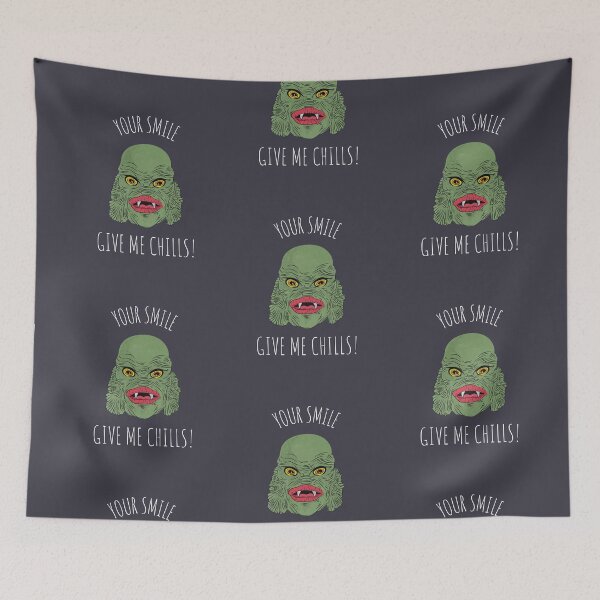 Item preview, Your Smile Gives Me Chills | Halloween Holiday | Ugly Face Monster designed and sold by Ainbowz-Artwork.