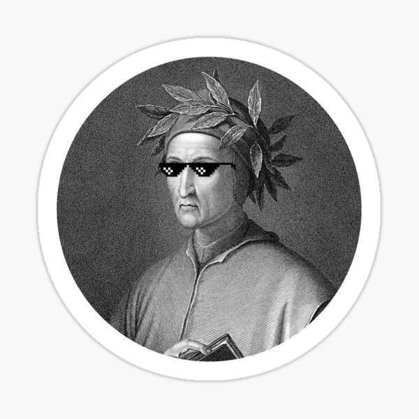 Vista previa del artículo con la obra «Thug Life Dante», diseñado y vendido por Jordbord.